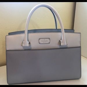 Kate Spade purse Grey and White